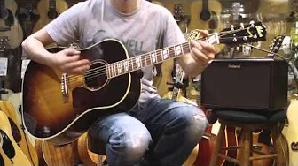 【石桥楽器店】Gibson Sheryl Crow SJ with Sigmed & Pickup デモ动画