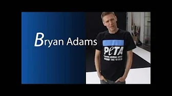 日本语字幕付Bryan Adams About PeTA and animal rights