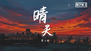 蓝心羽 (你的叽叽) - 晴天【动态歌词/Lyrics Video】