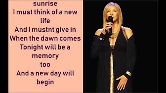 百老汇 歌舞剧 歌曲 歌词 Barbra Streisand  Memory,