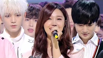 《Inkigayo WIN》 인기가요 1위 발표｜Jeong Eun ji(정은지) - Hopefully sky(하늘바라기) 20160501