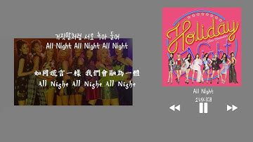 【韓中字】少女時代 소녀시대 (Girls' Generation) - All Night