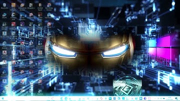 JARVIS WINDOWS 10 Startup 4K - Sound Effect HD Ironman Hud Hologram Black Screen Hacker Binary ध्वनि
