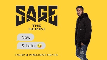 SAGE THE GEMINI - Now & Later (Merk & Kremont Remix)