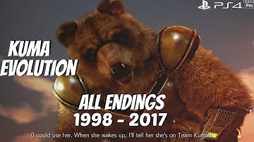 TEKKEN SERIES - All Kuma Character Ending Movies 1998 - 2017 (1080p 60fps)