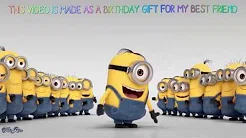 MINIONS - HAPPY BIRTHDAY - N