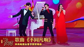 [2018央视春晚]歌曲《不同凡响》 表演：萧敬腾 袁娅维 迪玛希 | CCTV春晚