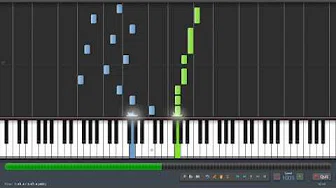 Rufus Wainwright - Hallelujah (Shrek) Piano Tutorial (100% Speed) Synthesia + Sheet Music