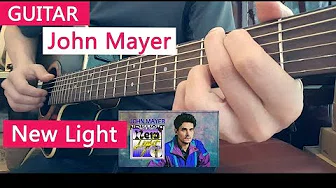 John Mayer New Light 原声吉他伴奏 [Acoustic guitar rhythm cover] easy chords!