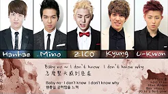 【韩中字｜认声】(BlockB) ZICO, Kyung, U-Kwon, Hanhae, Mino - It