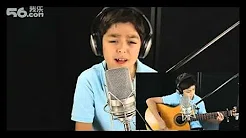 11岁小男孩吉他弹唱 阿肯akon   天使 !!!! 视频在线观看