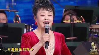 2019央视跨年晚会，朱明瑛《大海啊故乡》经典老歌 经典回忆