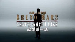 Bruno Mars火星人布鲁诺 - Thats What I Like 就爱这一味 (华纳 official HD 官方完整版 MV)