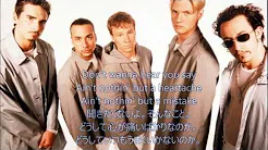 洋楽　和訳 Backstreet Boys - I Want It That Way