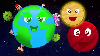 惑星の歌| 惑星を学ぶ| 子供や赤ちゃんのための歌 | Planets Song For Kids | Solar System Song | Educational Song