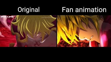 Escanor vs Meliodas - Anime vs Fan animation 