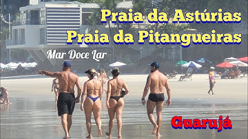 Guarujá - Praias lotadas nesse Domingão de calor #beach #viral #shorts