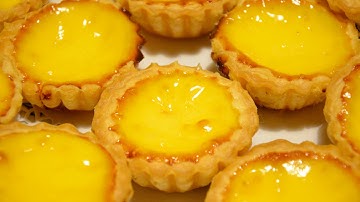 Puff pastry egg tarts, 酥皮蛋挞