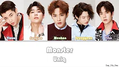 [UNIQ - Monster] 颜色歌词 Color Coded Lyrics