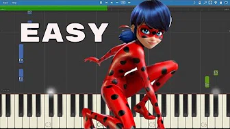 How to play Miraculous Ladybug Theme - EASY Piano Tutorial