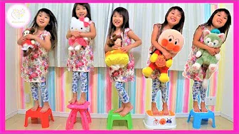 Learn Colors with Five Little Babies Jumping On The Bed Educational Videos Good Song for kids