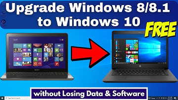 How to Upgrade Windows 8/8.1 To Windows 10 For Free without Losing data & Software