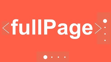 How to create a carousel with fullPage library. fullPage.js tutorial (with source code) in 2023
