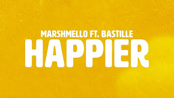 Marshmello ft. Bastille - Happier (Offizielles Lyric Video)