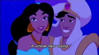 アラジン A Whole New World 英语字幕付き