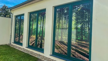 Sichtschutz montieren - Werbung Trautmann GmbH
