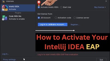 Activating IntelliJ IDEA EAP for Free