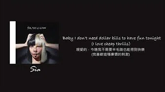 Sia - Cheap Thrills  歌曲翻译/中文字幕