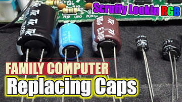 Replacing  Capacitors on the Family Computer