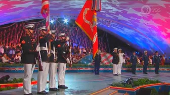 2018年国庆期间美利坚合众国五大军种各自亮相和致敬。