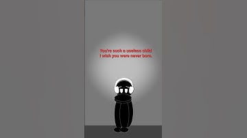 The most heartbreaking words a parent can say.. #youtubeshorts #animation #vent #sad