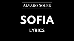 Alvaro Soler - Sofia - Lyrics