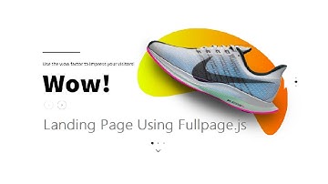 FullPage.js - Easily Scrolling Landing Pages