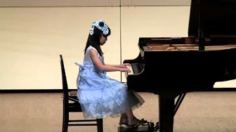 纱綾ちゃん（小５） かっこうワルツ　ピアノ演奏