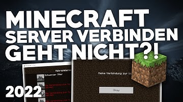 Minecraft: SERVER VERBINDEN GEHT NICHT?! | Problemlösung | Deutsch | 2022