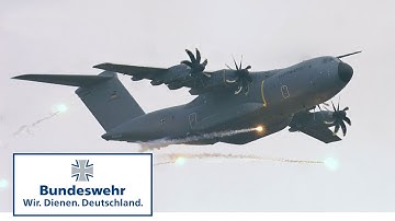 A400M: Flare-Schießen für den Selbstschutz - Bundeswehr