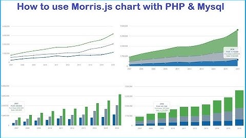 How to use Morris.js chart with PHP & Mysql
