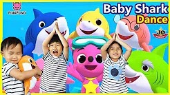 Baby Shark Challenge 鯊鱼一家体操和舞蹈 挑战鯊鱼一家儿童儿歌 碰碰狐 Kids Song Baby Shark Dance By Jo Channel