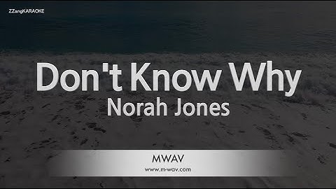 Norah Jones-Don't Know Why (Karaoke Version)