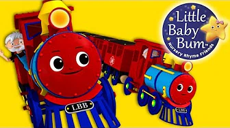 Train Song | Nursery Rhymes | Original Song By LittleBabyBum!