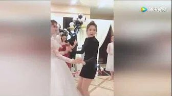 古力娜扎姐姐大婚 两人在婚礼上合跳新疆舞！