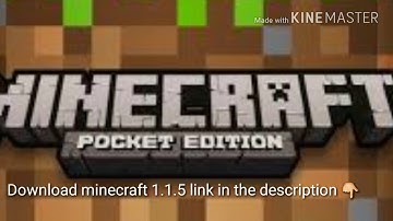 Minecraft v1.1.5 apk download