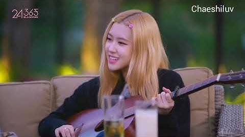 Rosé is playing guitar -You & I,Lonely (2ne1) cover by BLACKPINK,Price tag cover by Rosé & Jennie
