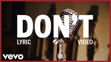Elvis Presley - Don't (Official Lyric Video)