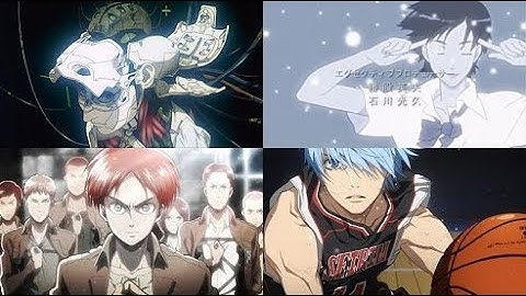 Evolution of Production I.G (and Wit Studio) in Openings (1987-2017)