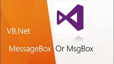VB.Net MessageBox or MsgBox Complete (Tutorial)